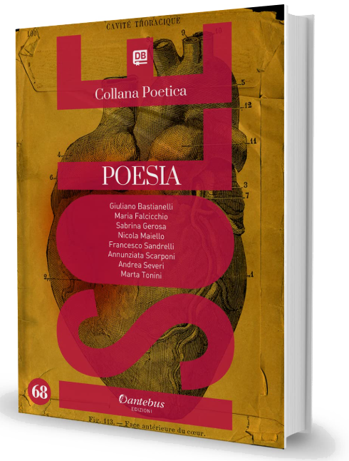 Copertina della collana poetica Isole, con Nicola Maiello tra gli autori